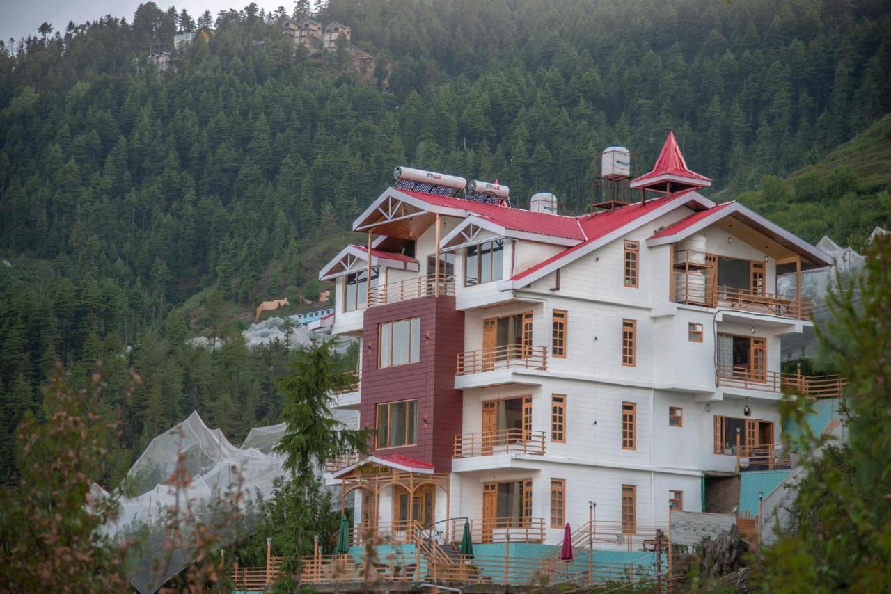 Wood Crista Kufri Near An Apple Orchard Otel Dış mekan fotoğraf